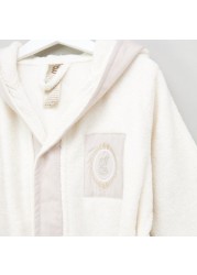 Giggles Textured Hooded Robe