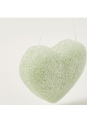 Bebecare Heart Green Tea Konjac Bath Sponge