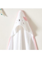 Juniors Embroidered Hooded Towel - 76x76 cms