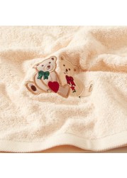 Juniors Bear Applique Towel - 76x38 cms