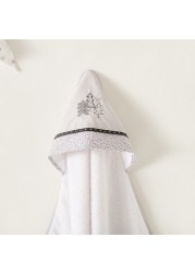 Cambrass Forest Embroidered Towel with Hood - 80x80 cms