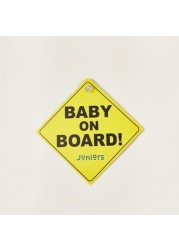 Juniors Baby on Board Car Sign