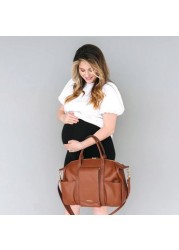 TWELVElittle Peek-A-Boo Diaper Bag with Changing Mat