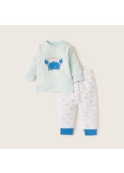 Juniors 4-Piece Printed T-shirt and Pyjama Set