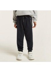 XYZ Knit Jog Pants with Pocket Detail and Drawstring