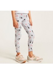 Disney All-Over Mickey Mouse Print Leggings with Elasticated Waistband