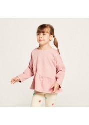 Eligo Textured Pullover with Long Sleeves