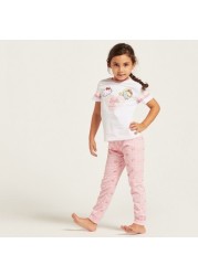 Sanrio Printed Short Sleeves T-shirt and Pyjama Set