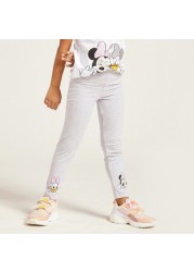 Disney Daisy and Minnie Print Leggings with Elasticised Waistband