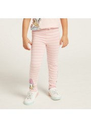 Disney Daisy Duck Print Leggings with Elasticised Waistband