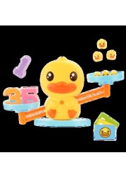 B Duck Weighing Scale Counting and Balance Toy