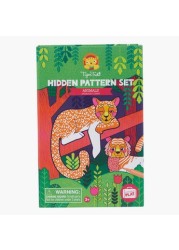 Tiger Tribe Hidden Pattern Animals Colouring Set