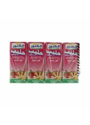 Lacnor Low Fat Milk With Strawberry 180 ml x 8 Bottles