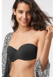 Shape and Tummy Control Bikini Top Padded Bandeau Top