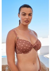 Shape and Tummy Control Bikini Top Padded Underwired Top