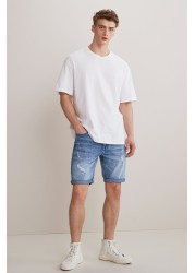 Denim Shorts Slim Fit