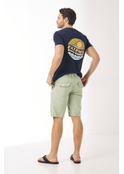 FatFace Green Cove Flat Front Shorts