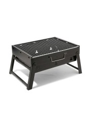 Generic Portable BBQ Charcoal Grill Black 36X10.5X28cm