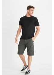 Premium Laundered Cargo Shorts Longer Length