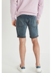 Denim Shorts Straight Fit