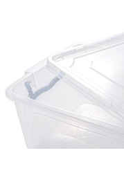 Hobby Life Transparent Plastic Storage Box (30 L, 48 x 33 x 28 cm)