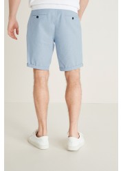 Belted Chino Shorts With Stretch