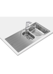 Teka Universe Stainless Steel Inset Reversible Sink (50 x 16 x 100 cm)