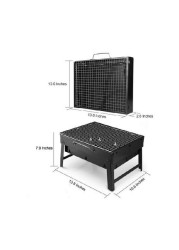 Generic Portable Charcoal Grill Black