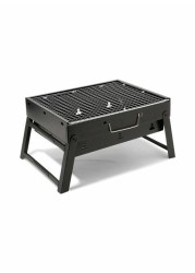 Biki Portable Bbq Charcoal Grill Black 43X29X23Cm