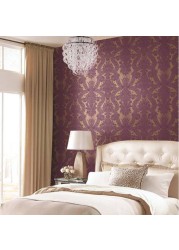 York Artisan Estate Vinyl Coated Damask Wallpaper, PH4658