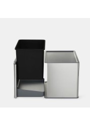 GoodHome Metal & Plastic Integrated Kitchen Pull-Out Bin (30 L, 347 x 485 x 355 mm)