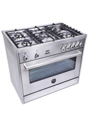 Bertazzoni Professional Series Freestanding 5-Burner Gas Cooker, PRO905MFELXC (90 x 60 x 85 cm)