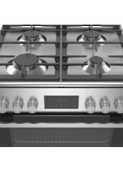 Bosch HXQ38AE50M 4-Burner Freestanding Gas Cooker (60 x 60 x 85 cm, Stainless Steel)