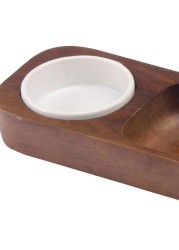 Billi Wooden Chip & Salsa Serving Tray