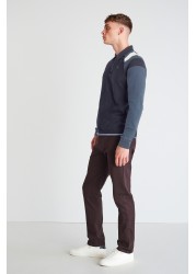 Stretch Chino Trousers Straight Fit