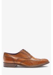 Signature Italian Leather Wing Cap Brogues