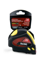 Ace Retractable Measuring Tape (800 cm, Black/Yellow)