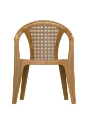 Cosmoplast Plastic Bamboo Armchair (63 x 58 x 81 cm)