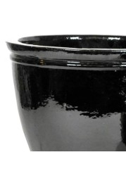 Glazed Terracotta Ypsilon Plant Pot Generic (28 x 28 x 23 cm, Small)