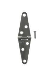 Ace Light Duty Zinc-Plated Steel Strap Hinge Pack (5.08 cm, 2 Pc.)