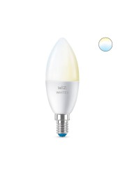 Wiz Wi-Fi C37 E14 LED Candle Bulb (White, 3 Pc. Bundle)