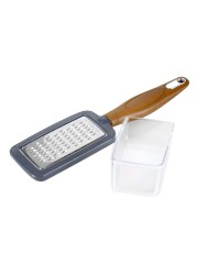 Freecook Wooden Grater W/Container (24.5 x 6.8 x 4.8 cm)