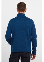 Tog24 Blue Pearson Mens Knitlook Fleece