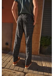 Check Motion Flex Trousers Regular Fit