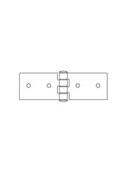 Suki Heavy Duty Steel Gate Hinge (18 x 3.5 cm)