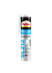 Pattex General Purpose Acetic Silicone Sealant, GP-SL212 Pack (280 ml, 4 Pc.)