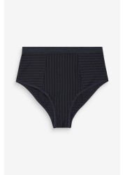 Stripe High Waist Knickers 2 Pack