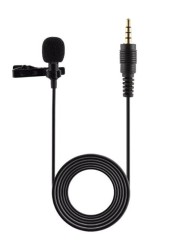 Generic Portable Professional Grade Lavalier Microphone D6682-Cc Black