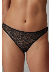 Lace Knickers 4 Pack High Leg