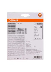 Osram E27 Class A Filament LED Bulb (12 W, Cool White)